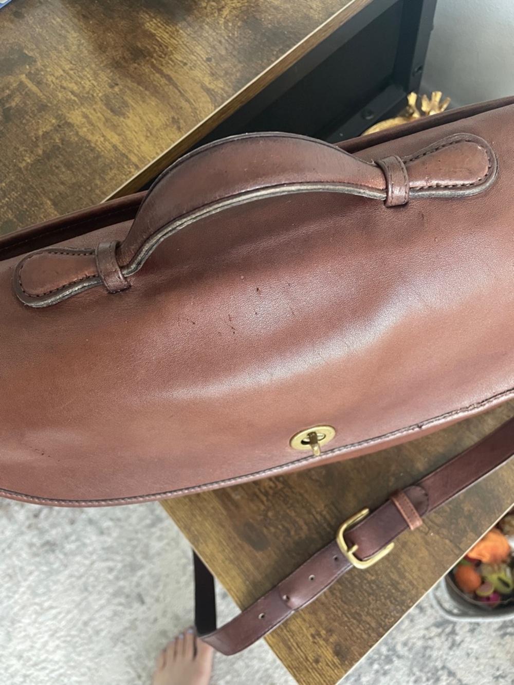 Vintage Coach Lexington Messenger Bag Briefcase British Tan - Picture 5 of 16